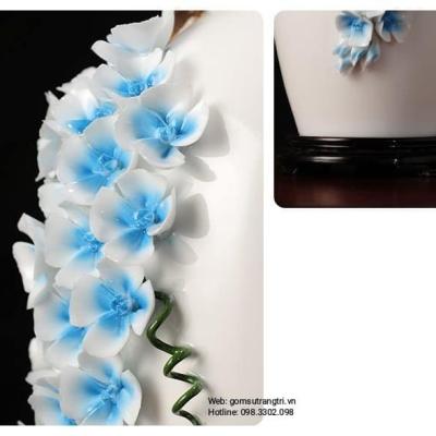 BÌNH SỨ XƯƠNG THỦ CÔNG ĐẮP NỔI BĂNG MAI